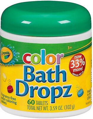 Crayola Color Bath Dropz 60 Ea