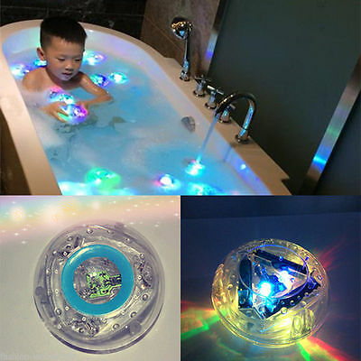 Bathroom Led Light Kids Color Changing Ball Toys Waterproof In Tub Bath Time Fun
